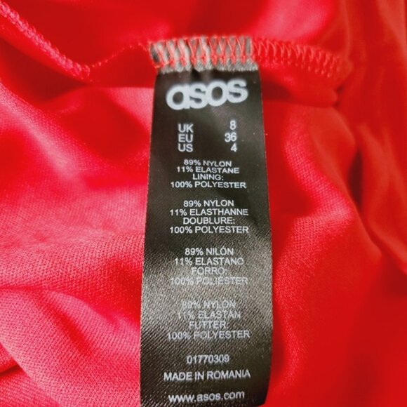 ASOS Red Lace Dress - Picture 8 of 8